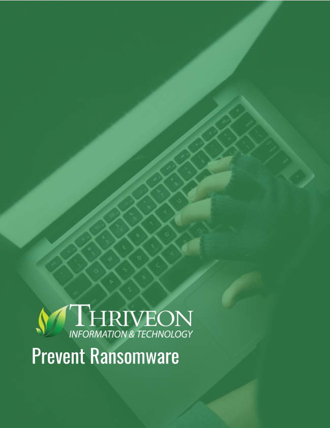 Prevent Ransomware EBook | Thriveon